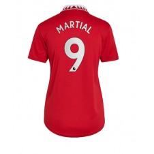 Manchester United Anthony Martial #9 Hjemmedrakt Kvinner 2022-23 Kortermet